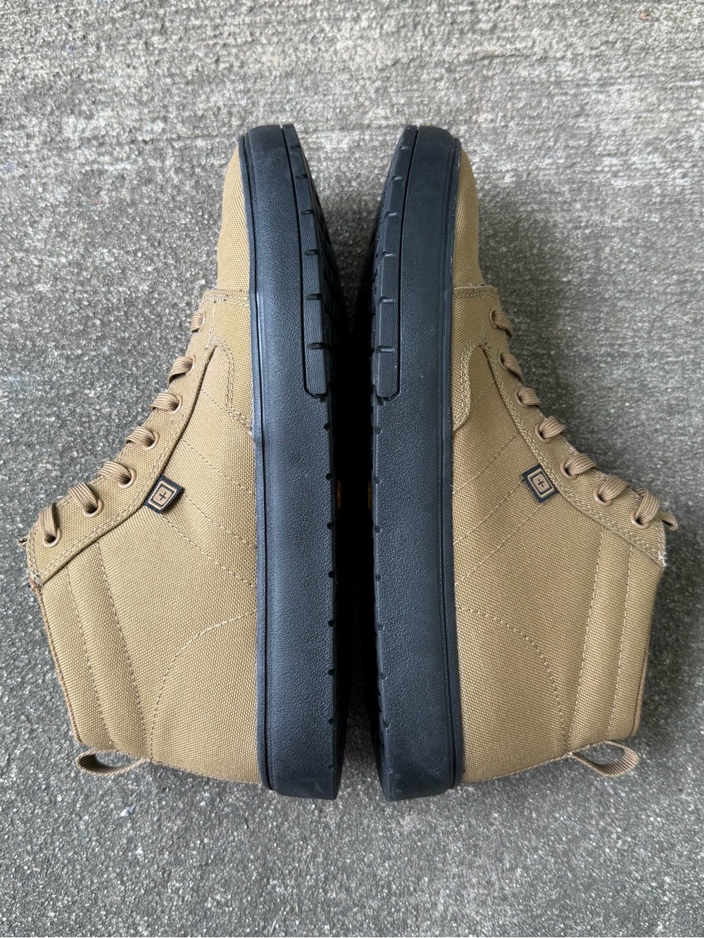 5.11 Tactical Foley Mid Top Shoes Men’s Size 12 Dark Coyote Everyday Outdooor - Picture 4 of 10
